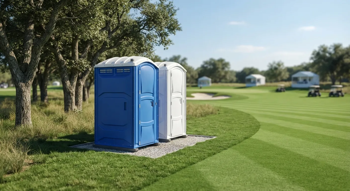 Porta potty in winter